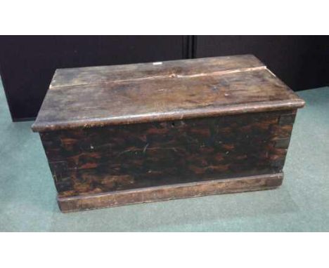 Wooden trunk 83x38x45cm