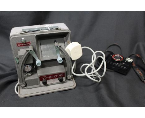 Ohnar 8mm VU editor together with Canon film camera (2)
