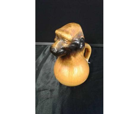 Ceramic monkey mask jug