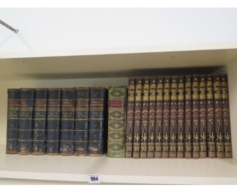 14 volumes of The Imperial Dictionary Universal Biography William Mackenzie, 7 volumes of Popular Encyclopedia Blackie and so