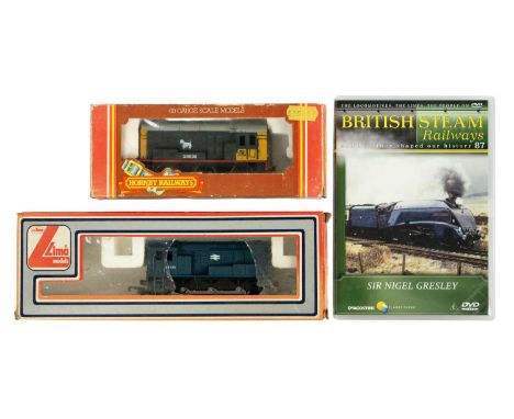 Hornby / Lima 08/09 Class Diesel Shunters (x2) plus DVD  .Comprising:Hornby R.803 08 Diesel No. 08938 in grey railfreight wit