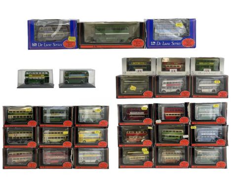 Transport - EFE / Corgi "OO" scale boxed buses (x29)  Comprising three trays:Tray 1: Nine various front entrance double decke