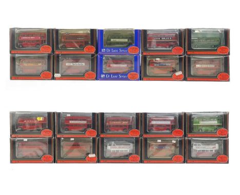 Transport - EFE "OO" scale boxed buses / coaches (x20)  Comprising of two trays:Tray 1: A selection of ten double deckers - m