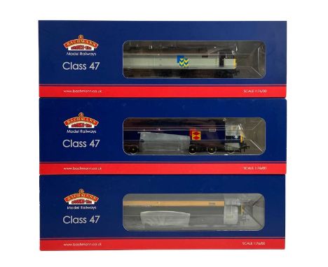 Bachmann Brush Type 4 (class 47) "OO" diesels (x3)  Comprising boxed Railfreight / Civil Engineers (Dutch) liveried models:31