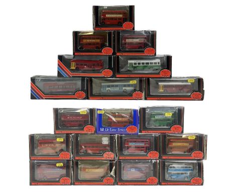 Transport - EFE "OO" scale boxed buses / coaches (x19)  Comprising of two trays:Tray 1: A selection of red London Transport b