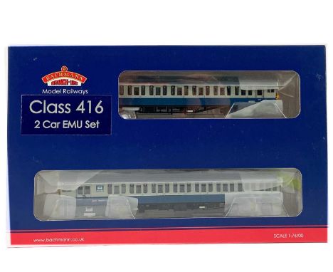 Bachmann "OO" BR Southern Region 2 EPB (Class 416) two car set Bachmann 31-377 BR blue and grey two car 2 EPB set No. 6238 wi