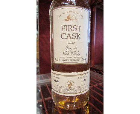 Miltonduff 1982 22 year old First Cask Speyside Malt Whisky, distilled 17th November 1982, Cask No. 6166, Bottle No. 183  

