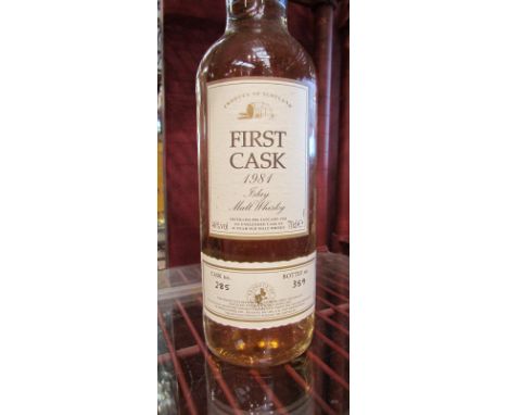 Caol Isla 1981 21 year old First Cask Islay Malt Whisky, distilled 20th January 1981, Cask No. 285, Bottle No. 359

