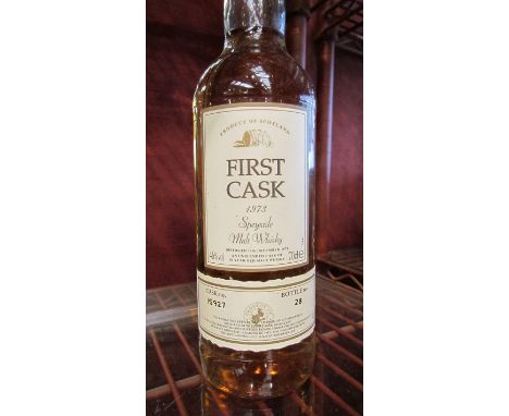 Dailuaine 1973 30 year old First Cask Speyside Malt Whisky, distilled 14th December 1973, Cask No. 15927, Bottle No. 28   

