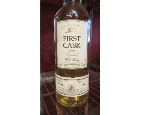 Little Mill 1983 20 year old First Cask Lowland Malt Whisky distilled 6th December 1983, Cask No 2899, bottle No 146


