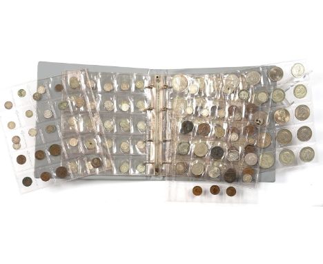 SILVER COINS.&nbsp; A COLLECTION OF MAINLY PRE 1947 UNITED KINGDOM COINS INCLUDING THREE VICTORIAN CROWNS AND A SMALLER QUANT