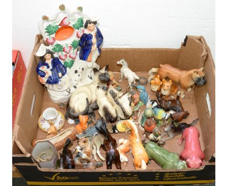 MISCELLANEOUS ORNAMENTAL CERAMICS, INCLUDING GOEBEL, DOULTON, BESWICK, ETC  
