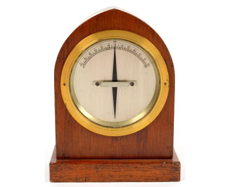 A G.P.O. BRASS AND MAHOGANY TWIN COIL DIFFERENTIAL GALVANOMETER TYPE 1A, TELEGRAPH WORKS SILVERTOWN LONDON, NO 729, DATED 191