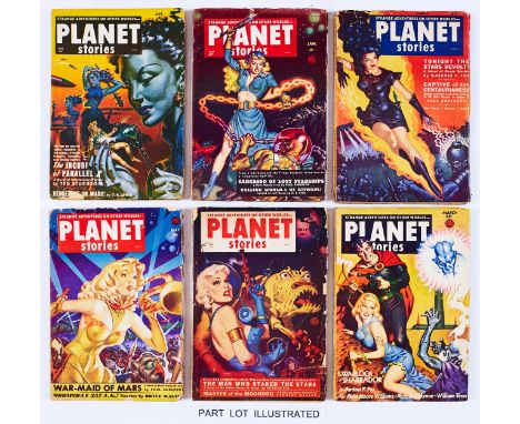 Planet Stories (1951-53 Fiction House) Vol. 5: No 1-12 unbroken run. No 7 and 8 enclose the first published stories by Philip
