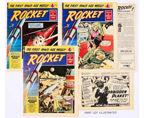 Rocket (1956) 1-32. Complete run edited by Douglas Bader and starring Captain Falcon by Basil Blackaller with Flash Gordon, J