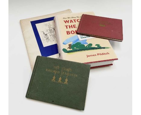 James Pilditch, 'Travels with a Pencil' (containing a signed letter from the author) and 'Can We Stay Up And Watch The Bombs?