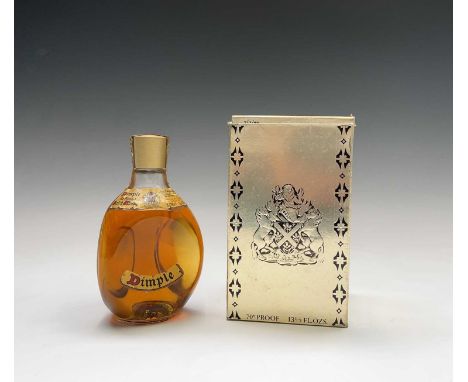 One bottle John Haig &amp; Co. Ltd. Dimple Scotch Whisky, 13 1/3 FL. OZS, boxed.