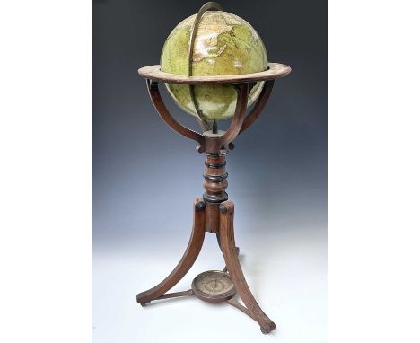 A William IV Newton's 12 inch 'New Improved Terrestrial Globe Embracing Every Recent Discovery To The Present Time' dated Lon