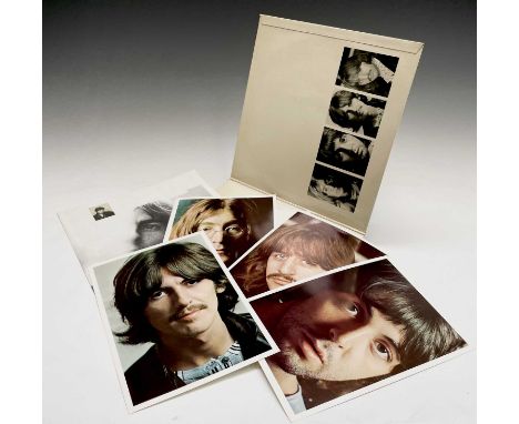 Vinyl - The Beatles 'The Beatles' ('The White Album'), No. 0528320, the records in black inner sleeves within top opening gat