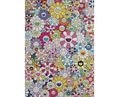 Takashi Murakami (Japanese 1962-), 'An Homage To Yves Klein, Multicolor B', 2012, offset lithograph in colours on wove paper,