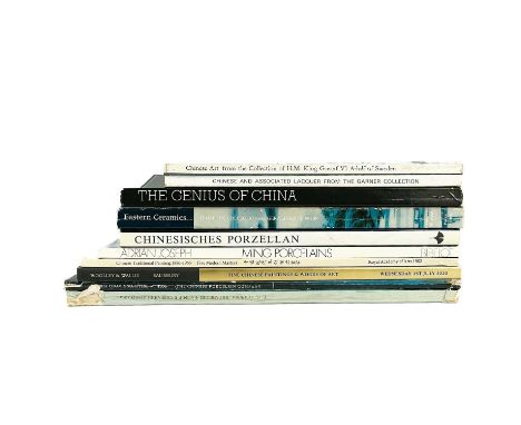 Ten works on Chinese arts and crafts. Including 'Chinese Traditionl Painting 1886-1966', 'Chinese Laquer', 'Chinese Porzellan