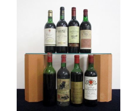 1 bt Ch. Mouton Rothschild Vintage Unknown Pauillac 1er Cru Classé bls, missing label, ID from damaged and oxidised foil 1 bt