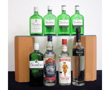 4 35-cl bts Gordons Original Gin 1 70-cl bt Gordons OriginalGin oc 1 75-cl bt Plymouth Original Dry Gin 1 75-cl bt Beefeater 