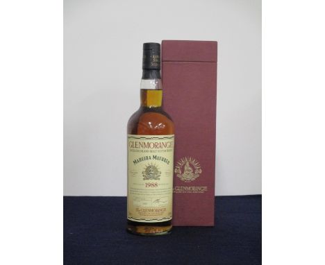 1 70-cl bt Glenmorangie 1988 Madeira Matured 15 YO Single Highland Malt Scotch Whisky, bottled 2003 at cask strength, 56.6%, 