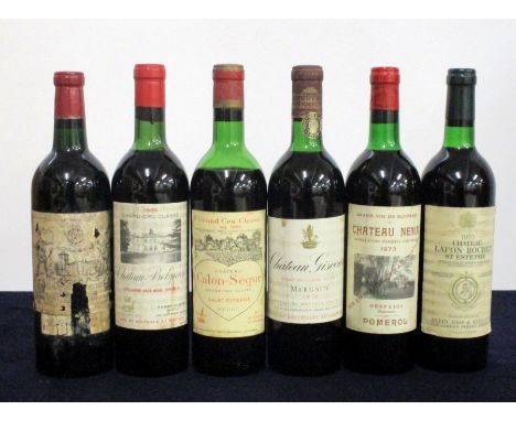 1 bt Ch. Lagrange 1961 St-Julien, 3me Cru Classé vts 1 bt Ch. Belgrave 1964 Haut-Médoc Grand Cru Classé us, glue banded/sl bs