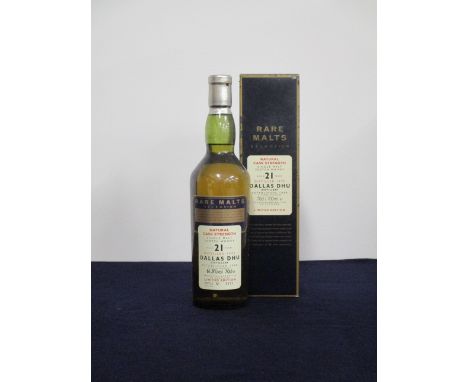 1 70-cl bt Rare Malts Selection Dallas Dhu 21 YO Cask Strength Single Malt Scotch Whisky, distilled 1975 Ltd Edition, bottle 