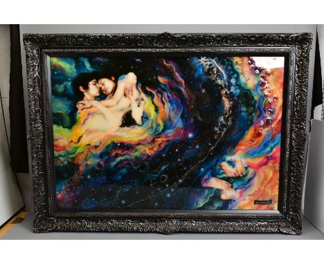 KERRY DARLINGTON (BRITISH 1974) 'ROMEO AND JULIET' a limited edition 3D print of The Doomed Lovers 70/150, signed bottom righ