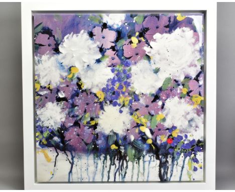 DANIELLE O'CONNOR AKIYAMA (CANADIAN 1957) 'POSTERITY III' a limited edition print on canvas of blossoms 68/195, signed lower 