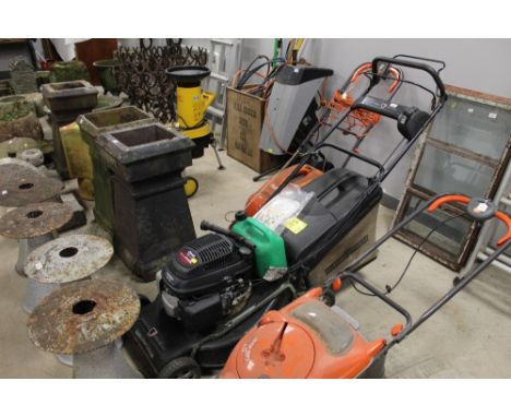 Champion Premier petrol lawn mower with Honda engine