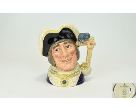 Royal Doulton Special Edition Ltd and Numbered Edition Character Jug - Lord Mayor of London ' Dick Whittington ' D6846. Desig