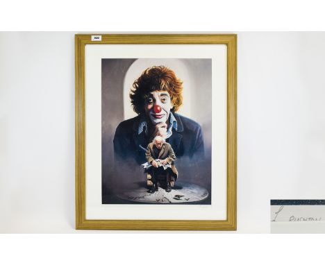 Lawrence Rushton - 1919 - 1994 Ltd Edition Artist Signed Colour Print, Titled ' Reflections ' Ltd to 850 Copies. Published In