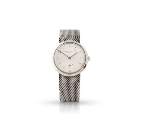  Patek Phillipe & Co, Geneve. A very rare stainless steel anti-magnetic bracelet watch 'Amagnetic' Ref.3418, Case No.2601635,