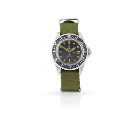  WMT. An unusual limited-production stainless steel self-winding wristwatch Watch Experimental Unit, Royal Marine - Royal Nav