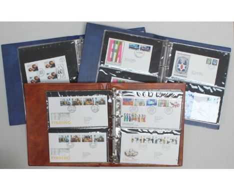 A collection of approximately 160 First Day Covers across three albums and covering the 1960's, 70's and 80's including some 