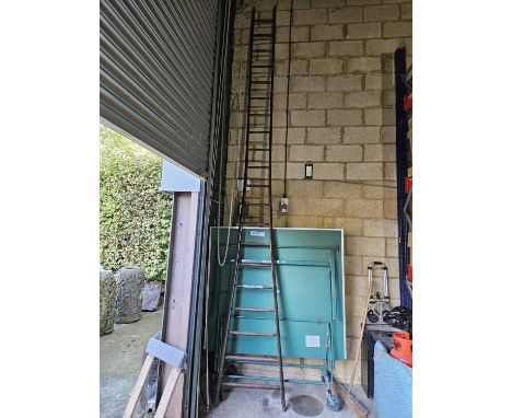 Large wooden apple picking ladder