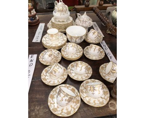 A Cresent china tea service etc.