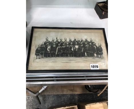 A 1951 photographic print of the "Up-Helly-Ah" Jarls squad january 1951.