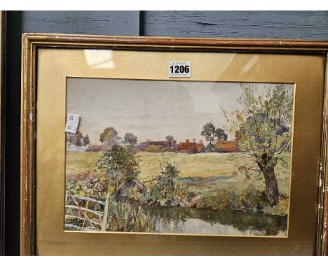 Watercolour by John Seymour Lucas. 