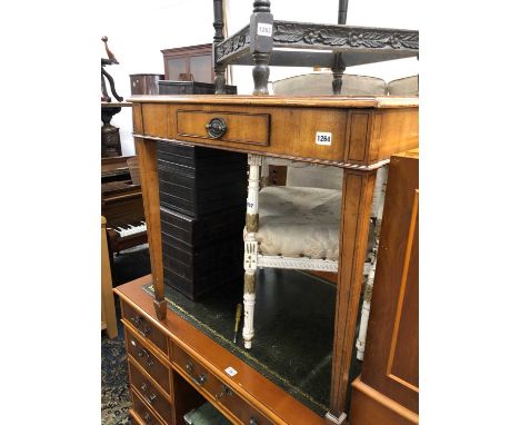 A bespoke Georgian-style card table. H 72 W 49 D 49cms
