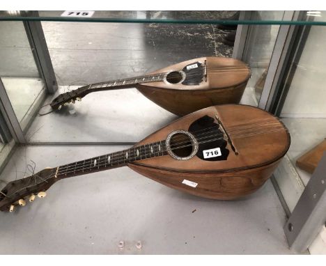An Italian bowl back mandolin. 