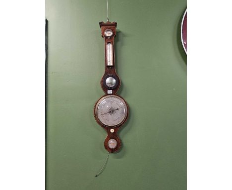 A Georgian mahogany barometer.