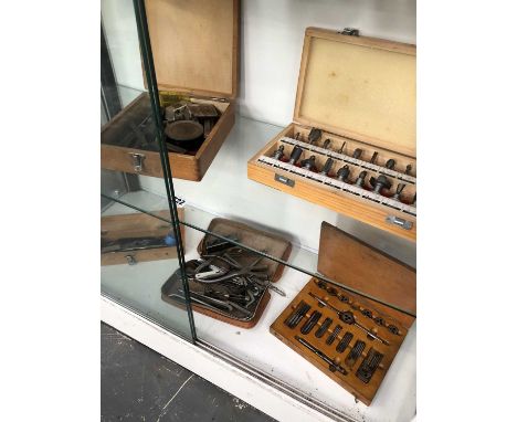 An R.Pringle &amp; Sons bit set, a Myford Patent Collet, various cores bits boxed, other tools and accessories etc.