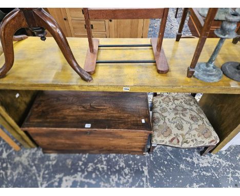 A pair of modernist console tables. H 75 W 150 D 45cms