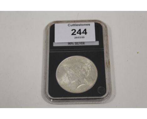 A 1923 AMERICAN SILVER DOLLAR