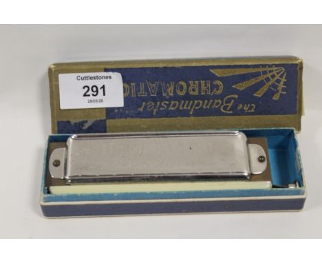 A BOXED THE BANDMASTER 'CHROMATIC' HARMONICA