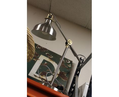 A MODERN ANGLE POISE TYPE LAMP